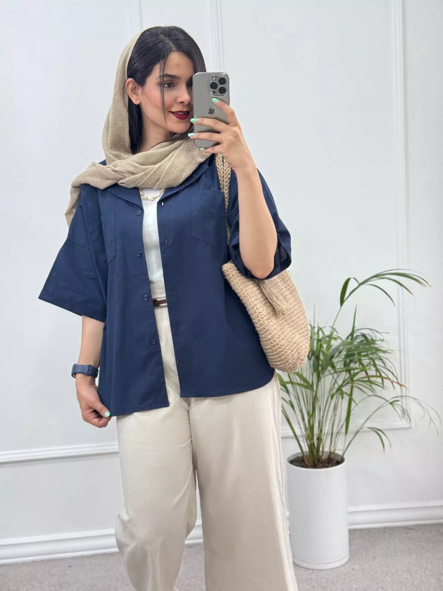 مانتو لینن اسلَپ دیلا ( دارای ایراد جزئی )